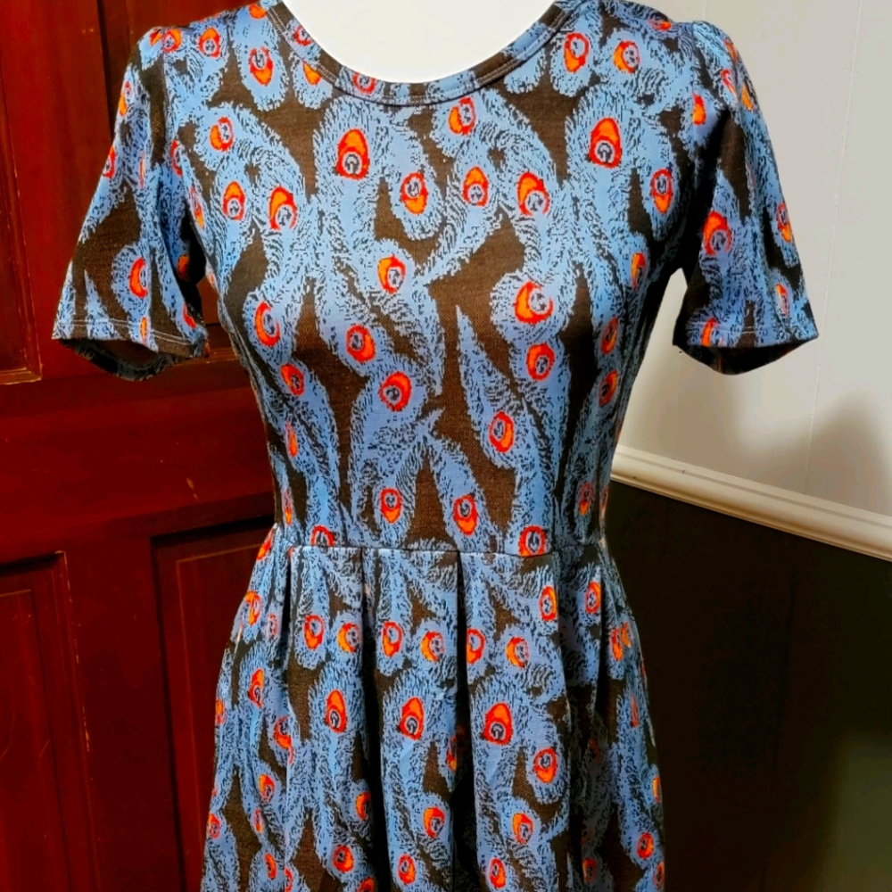 Peacock LulaRoe Amelia